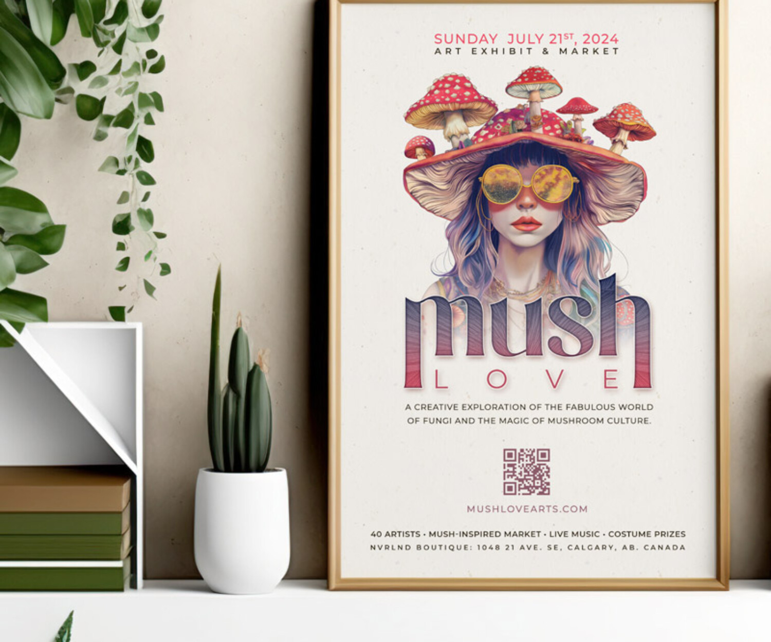 Mush Love Art Exhibition & Market Event